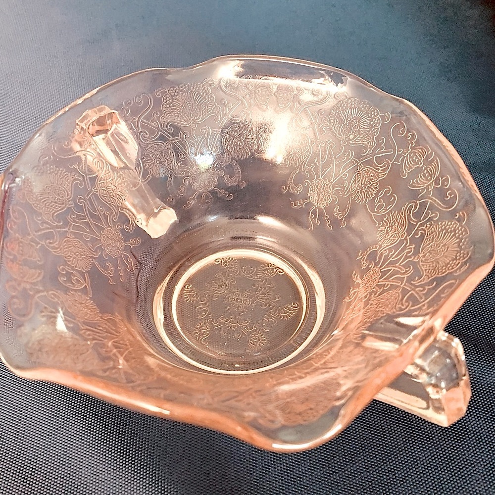 Pink fancy bowl